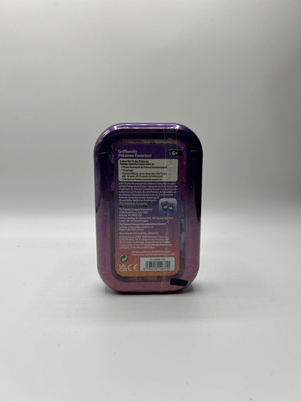 Pokemon Mini Tin - DE