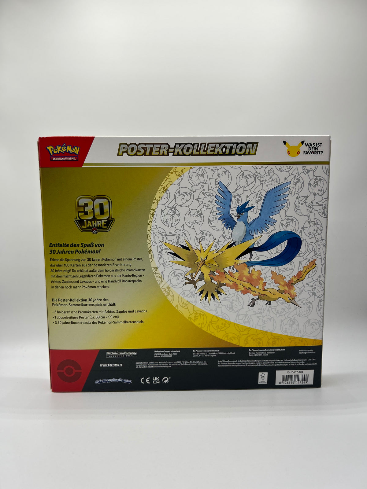 Pokemon 30 Jahre Poster Kollektion - Deutsch