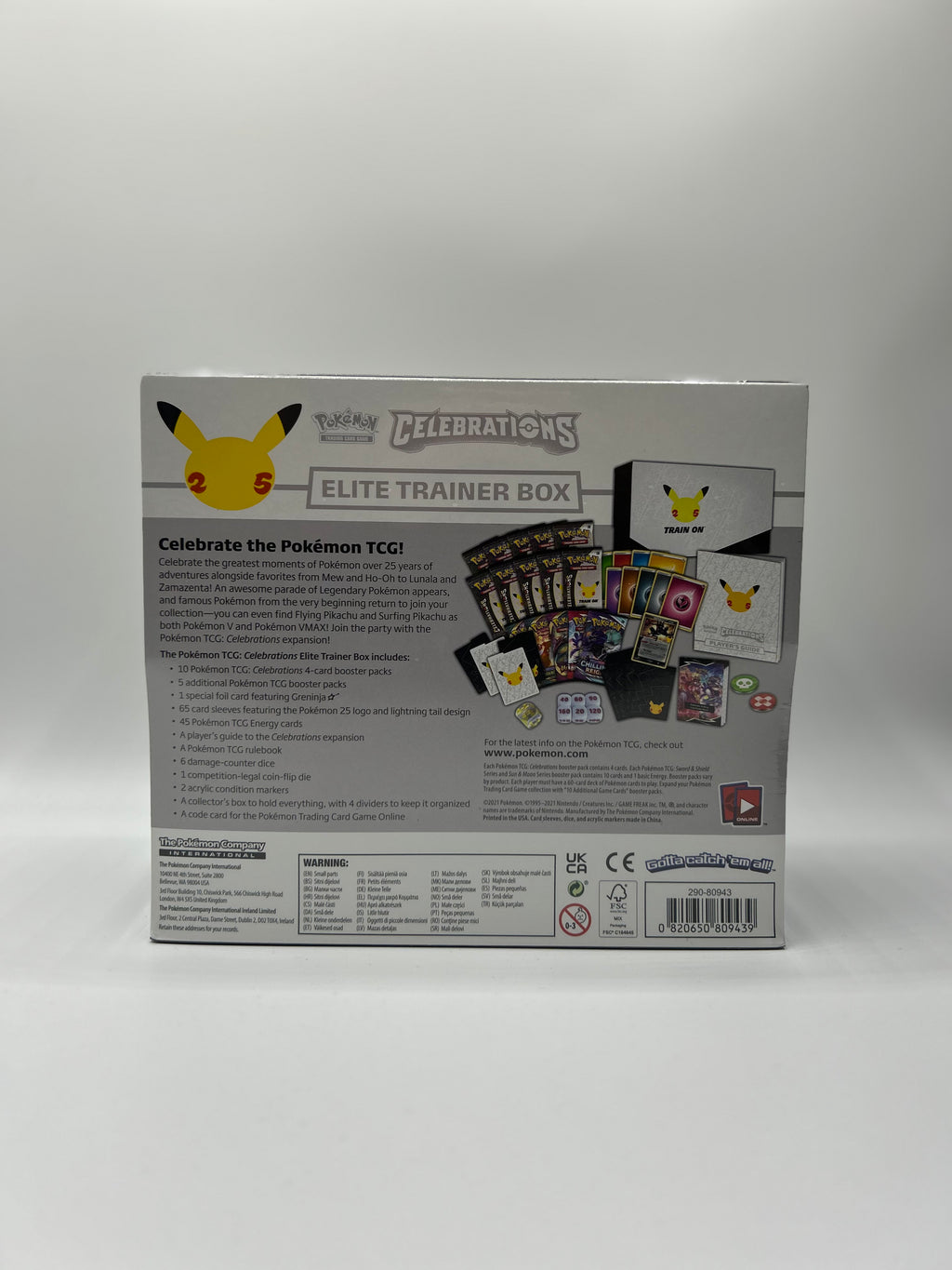 Pokemon 25 Celebrations Elite Trainer Box - ENG