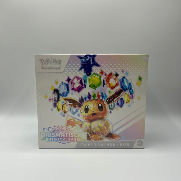 Pokemon Prismatische Entwicklungen Top Trainer Box - DE