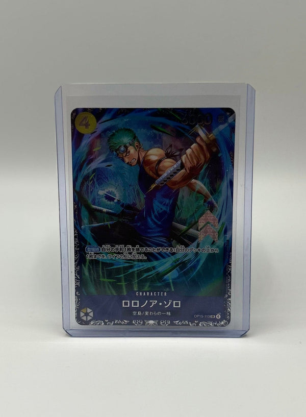 Roronoa Zoro OP15-113 SR Flagship Battle Promo NM